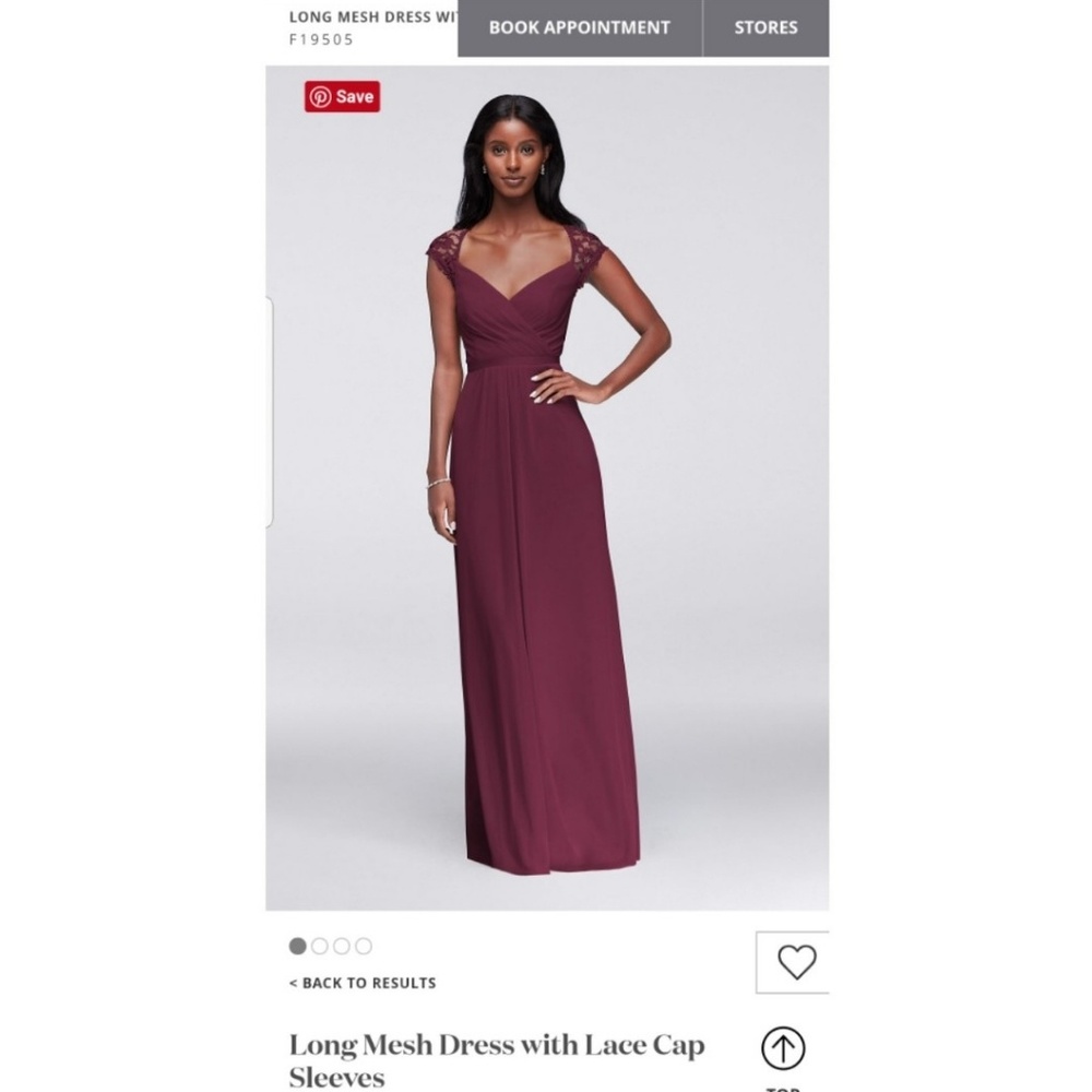 Bridesmaids dress from David's Bridal